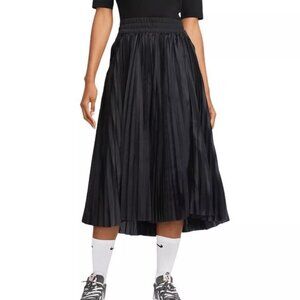 NEW Nike x Sacai $500 Womens Pleated Skirt CV5713-010 Black Size L Large NWT